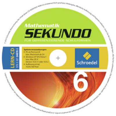 Sekundo: Mathematik für differenzierende Schulformen - Ausgabe 2009, CD-ROM