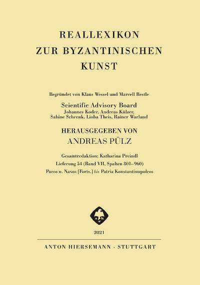 Reallexikon zur byzantinischen Kunst