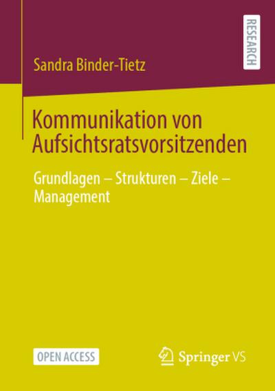 Kommunikation von Aufsichtsratsvorsitzenden