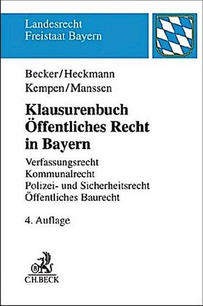 Klausurenbuch Öffentliches Recht in Bayern