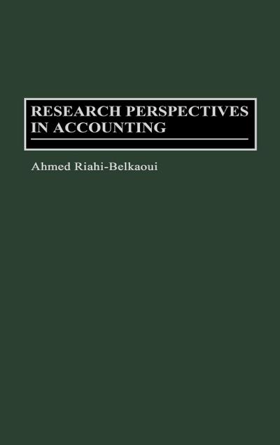 Research Perspectives in Accounting