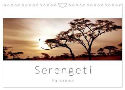 Serengeti Panorama (Wandkalender 2024 DIN A4 quer), CALVENDO Monatskalender