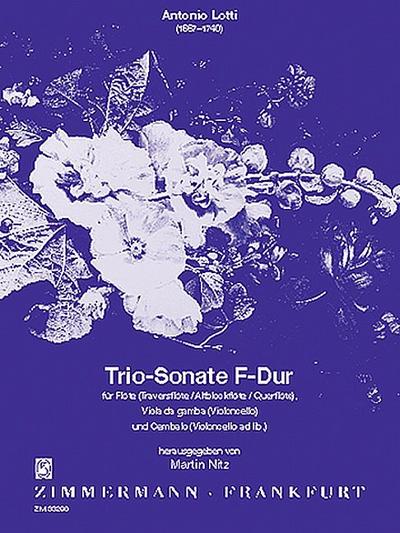 Triosonate F-Durfür Flöte, Viola da gamba (Violoncello) und Bc