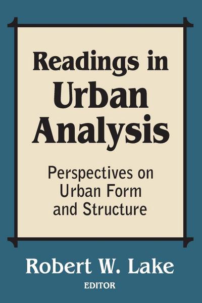 Readings in Urban Analysis
