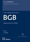 Bürgerliches Gesetzbuch/BGB 1: Allgemeiner Teil - 