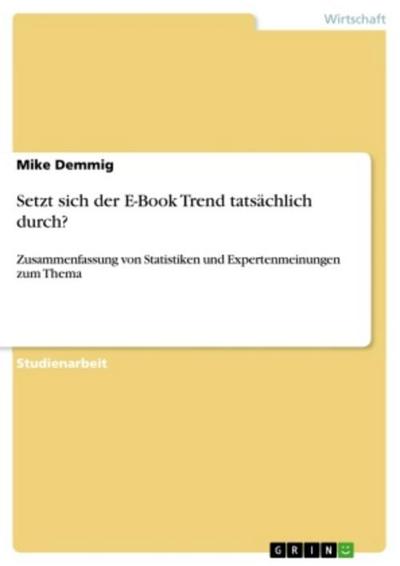 Setzt sich der E-Book Trend tatsächlich durch?