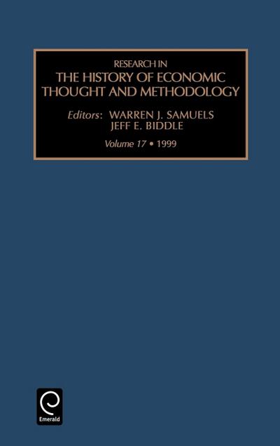 Research in the History of Economic Thought and Methodology - Warren J. Samuels