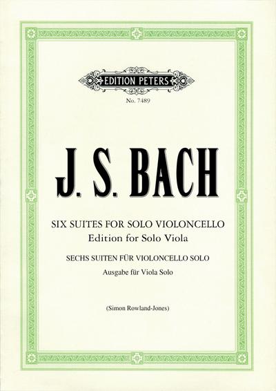 Suiten für Violoncello solo BWV 1007-1012 -Übertragung für Viola solo