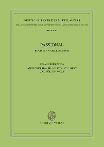 Passional, Buch II, Apostellegenden