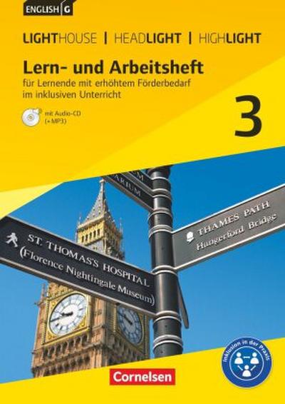 English G Lighthouse / English G Headlight / English G Highlight - Allgemeine Ausgabe - Band 3: 7. Schuljahr, Lern- und Arbeitsbuch
