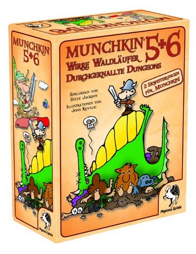 Munchkin 5+6 - Wirre Waldläufer/Durchgeknallte Dungeons/Grausige Düfte