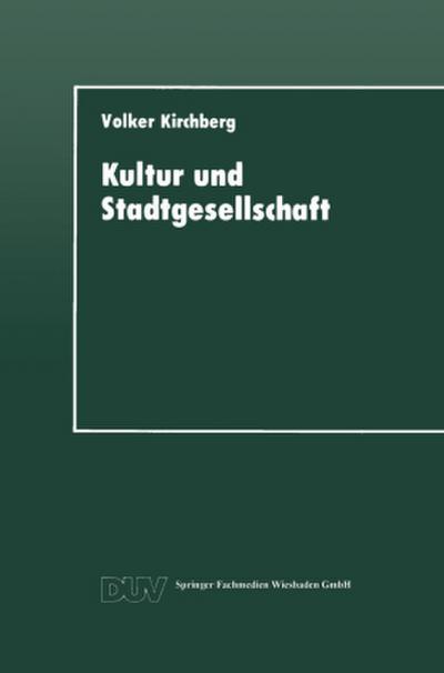 Kultur und Stadtgesellschaft