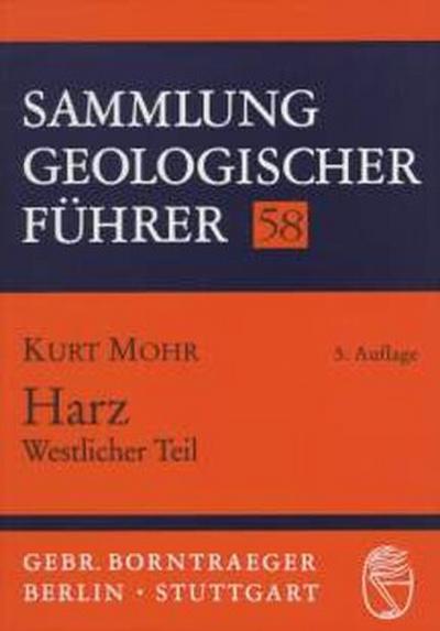 Harz, Westlicher Teil