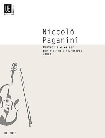 Cantabile e valzer perviolino e pianoforte