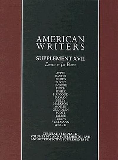 American Writers, Supplement XVII