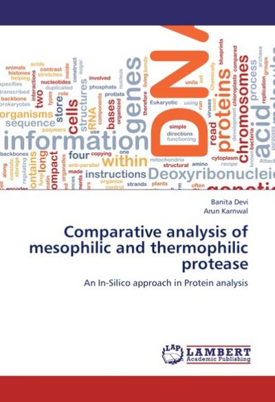 Comparative analysis of mesophilic and thermophilic protease