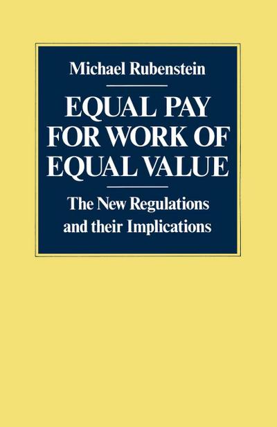 Equal Pay for Work of Equal Value