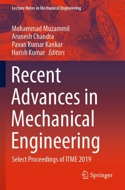 Recent Advances in Mechanical Engineering