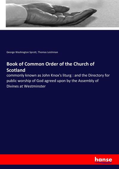 Book of Common Order of the Church of Scotland