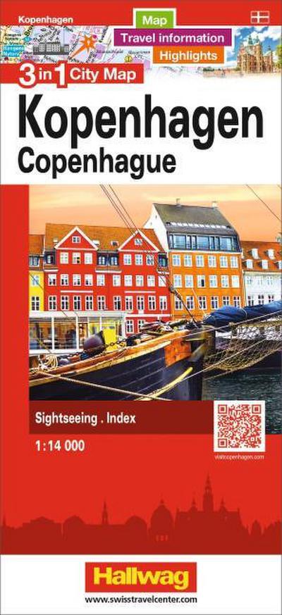 Hallwag Stadtplan Kopenhagen