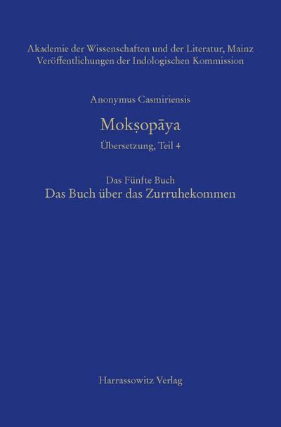 Mok¿opaya - Übersetzung, Teil 4, Das Fünfte Buch. Das Buch über das Zurruhekommen