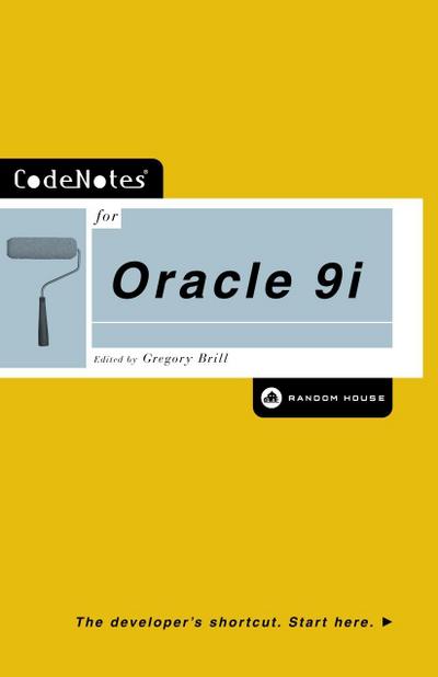 CodeNotes for Oracle 9i