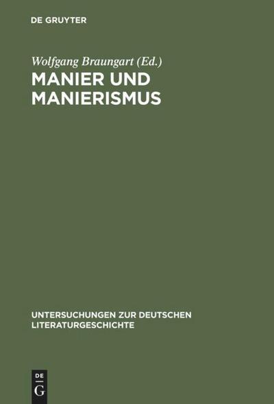 Manier und Manierismus