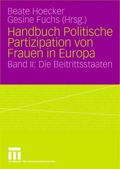 Handbuch Politische Partizipation von Frauen in Europa II