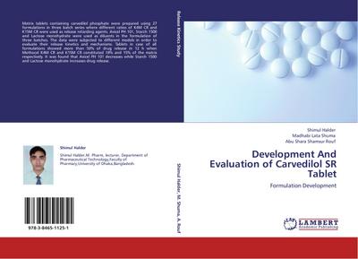 Development And Evaluation of Carvedilol SR Tablet - Shimul Halder
