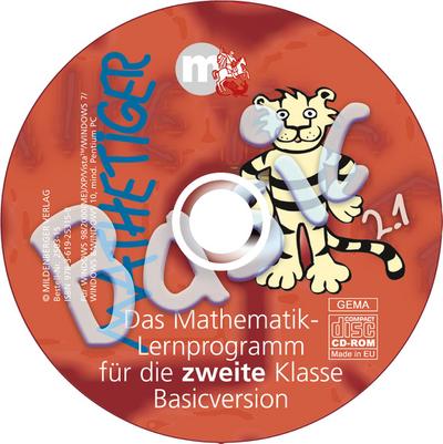 Mathetiger Basic 2 Version 2.0. CD-ROM. Bayern