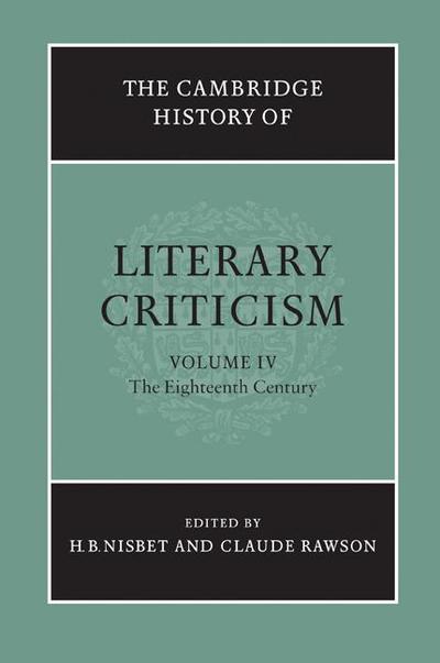 The Cambridge History of Literary Criticism