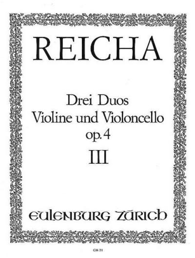 3 Duos op.4,3für Violine und Violoncello