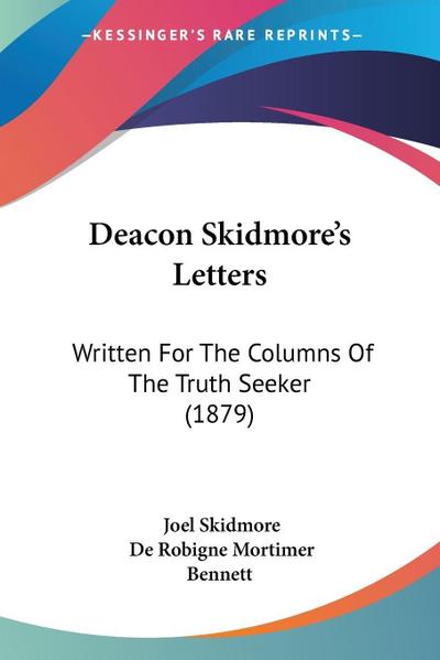 Deacon Skidmore’s Letters