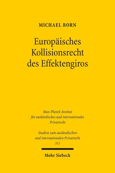 Europäisches Kollisionsrecht des Effektengiros