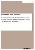 Rechtsanwaltschaft, Notariatswesen und weitere Formen des Rechtsdienstes in der Tschechischen Republik