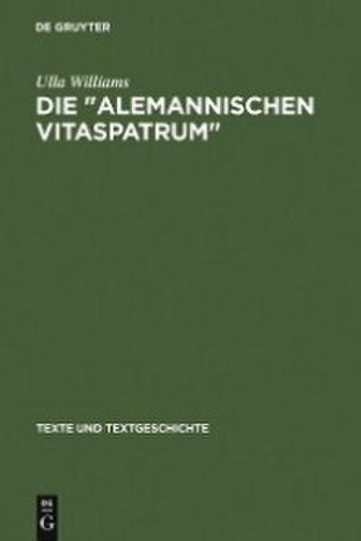 Die " Alemannischen Vitaspatrum "