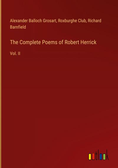 The Complete Poems of Robert Herrick