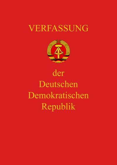 Verfassung der DDR.