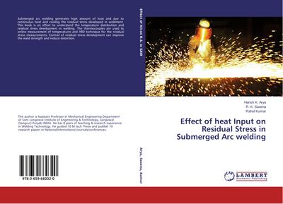Effect of heat Input on Residual Stress in Submerged Arc welding