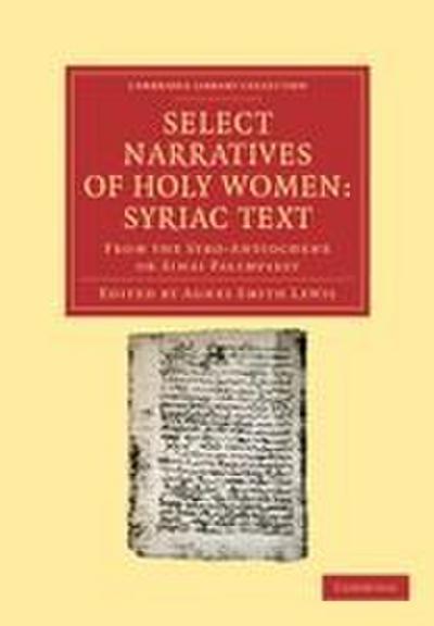 Select Narratives of Holy Women