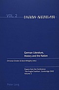 German Literature, History and the Nation