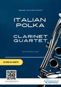 Clarinet Quartet "Italian Polka" score & set of parts