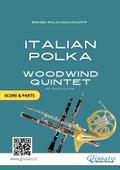 Sheet Music for Woodwind Quintet / Ensemble "Italian Polka" score & parts