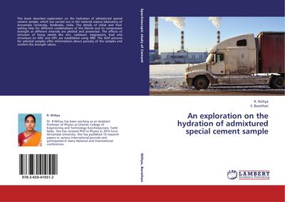 An exploration on the hydration of admixtured special cement sample