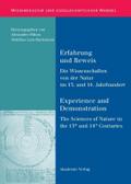 Erfahrung und Beweis/Experience and Demonstration
