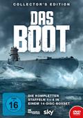 Das Boot - Collector’s Edition. Staffeln.1-4, 14 DVD (Limited Edition)