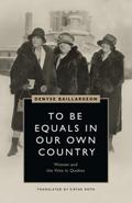 To Be Equals in Our Own Country