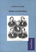 Reden Und Schriften Ferdinand Lassalle Author