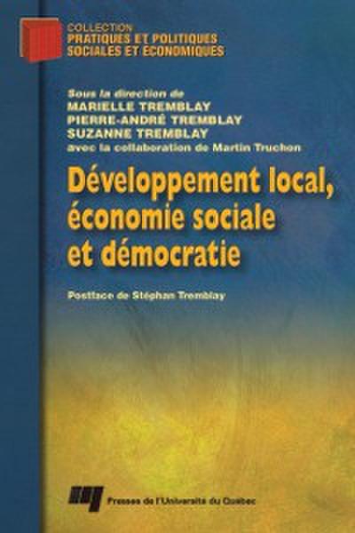 Developpement local, economie sociale et democratie
