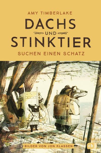 Dachs und Stinktier suchen einen Schatz